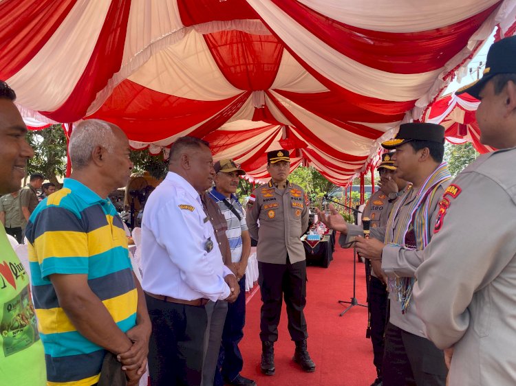 Kapolda NTT Ajak Masyarakat Tanam Sayur-sayuran Saat Hadiri Penanaman Serentak Jagung Kuartal IV Tahun 2025 di Kupang Barat