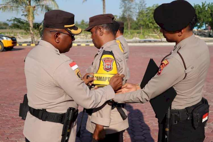 Polres Kupang Launching Jabatan Pamapta, Nomenklatur Baru Pengganti Kepala Unit SPKT