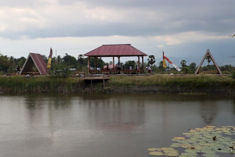 Luar Biasa ! Kapolres Kupang Sulap Lahan Tidur Bangun Eco Wisata Baru di Mako Polres Kupang