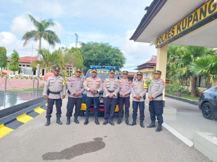 Perkuat Respons Cepat, Kapolres Kupang Launching Mobil Operasional Pamapta