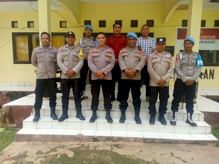 Propam Polres Kupang Gelar Sosialisasi Laporan Pengaduan Cepat di Polsek Amabi Oefeto Timur