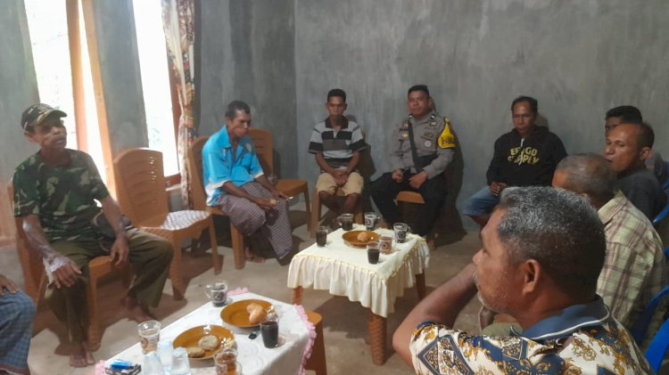Gelar Problem Solving, Bhabinkamtibmas Polsek Kupang Tengah Sambangi Warga Baumata Utara
