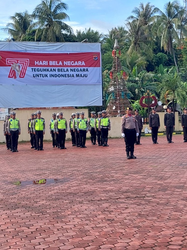 Wakapolres Kupang Ingatkan Personel Maknai Hari Bela Negara Lewat Pesan Presiden RI