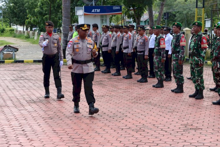 Operasi Lilin Turangga 2025, Kapolres Kupang Fokuskan Pengamanan Gereja dan Fasilitas Umum