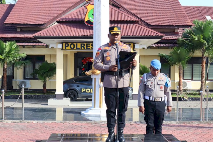 Kapolres Kupang Apresiasi Kinerja Personel Usai Pengamanan Natal
