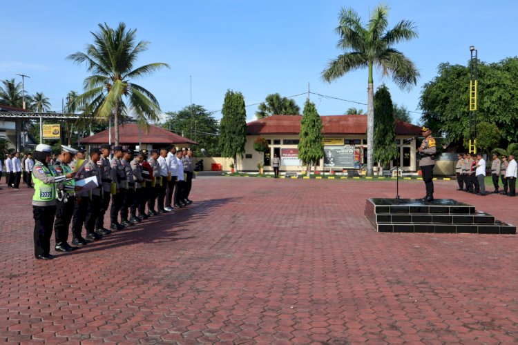 Kapolres Kupang Apresiasi Kinerja Personel Usai Pengamanan Natal