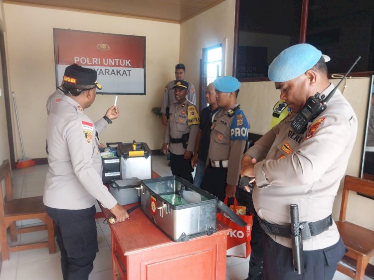 Awal Tahun Baru, Kapolres Kupang Tinjau Seluruh Unit Kerja dan Fasilitas Polres