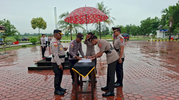 Dua Kapolsek di Polres Kupang Berganti, Kapolres Pimpin Upacara Sertijab