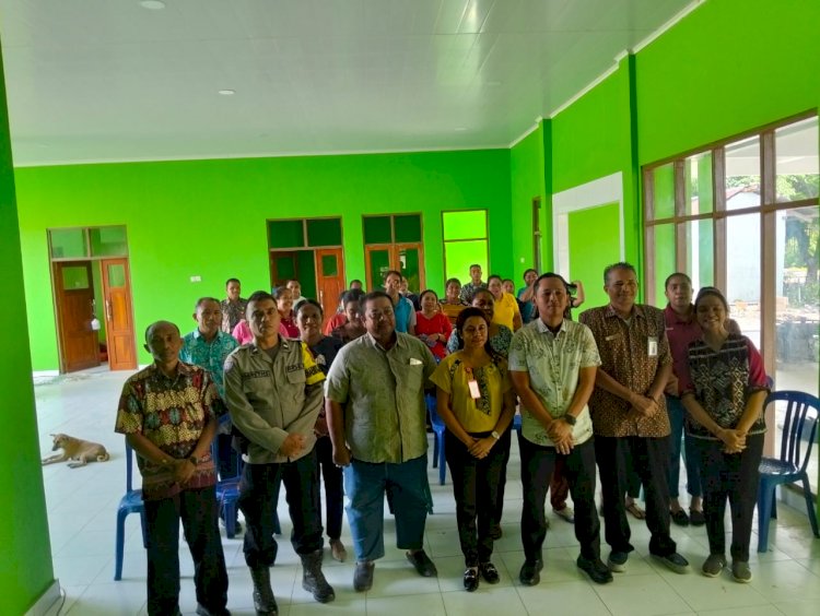 Polsek Amfoang Utara Hadiri Sertijab Kepala UPTD Puskesmas Soliu, Berlangsung Aman dan Kondusif