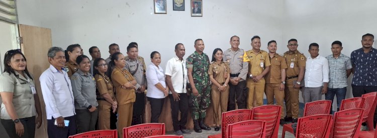 Kapolsek Amarasi Sampaikan Imbauan Kamtibmas dalam Rakor Kecamatan Amarasi Selatan