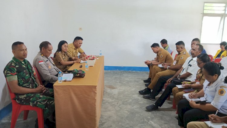 Kapolsek Amarasi Sampaikan Imbauan Kamtibmas dalam Rakor Kecamatan Amarasi Selatan