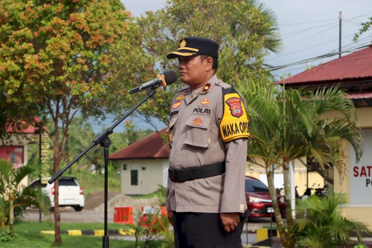 Pimpin Apel Jam Pimpinan, Wakapolres Kupang Tekankan Tanggung Jawab dan Keteladanan Personel