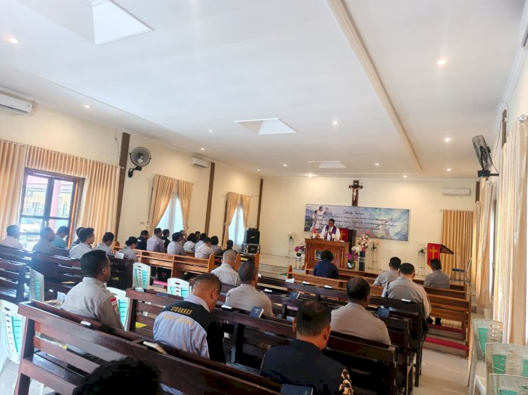 Polres Kupang Gelar Binrohtal Pekan Pertama Maret 2026, Angkat Tema “Polisi yang Peduli terhadap Sesama”