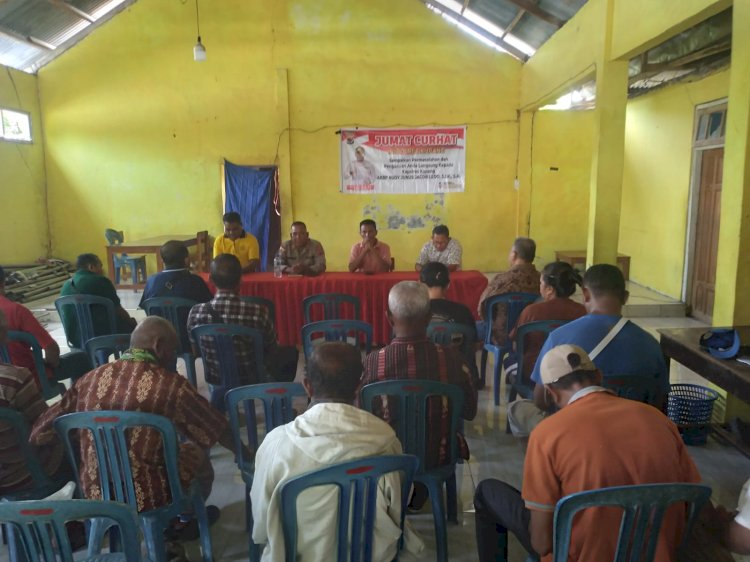 Polres Kupang Serap Aspirasi Warga Noelbaki Lewat Program Jumat Curhat