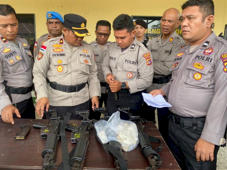 Polres Kupang Rutin Periksa Kelengkapan Senjata Api Dinas, Wujud Komitmen Cegah Penyalahgunaan