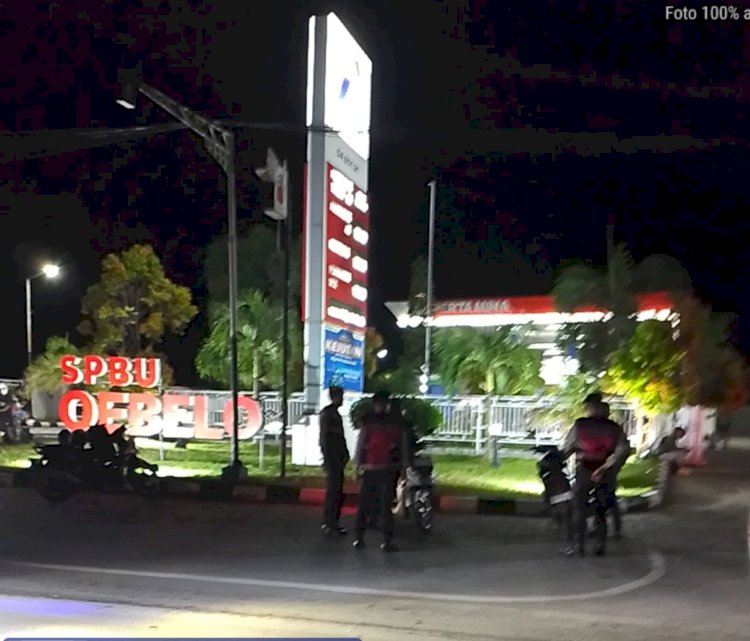 Patroli Malam, Sat Samapta Polres Kupang Gencarkan Harkamtibmas dan Himbauan TPPO