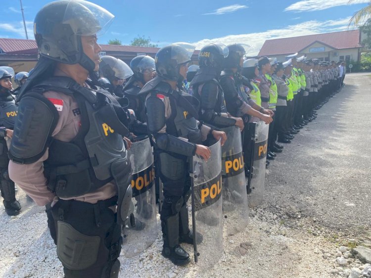 115 Personel Polres Kupang Disiagakan Antisipasi May Day 2026
