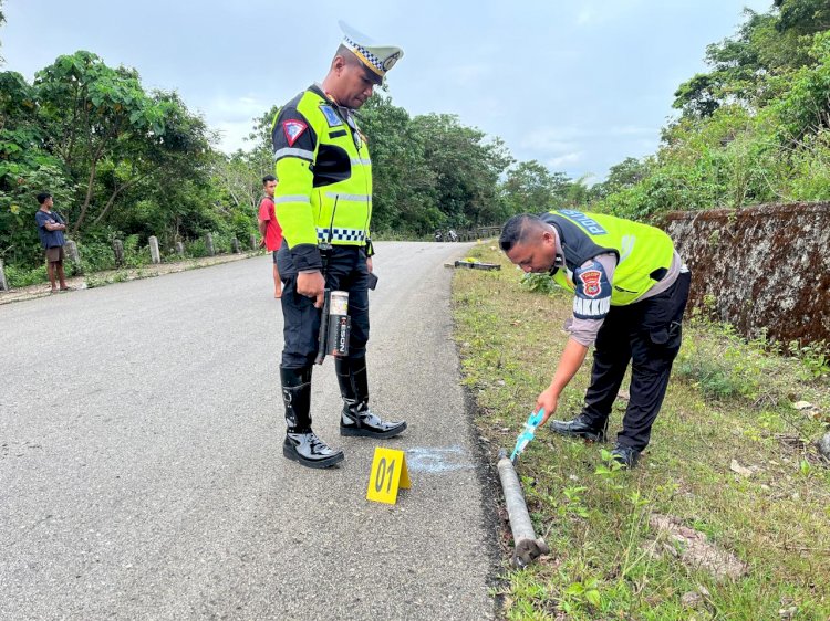 Rem Blong Akibat 'Cross Joint' Patah, Dump Truck di Amfoang Selatan Tabrak Tembok dan Masuk Jurang, Dua Anak Meninggal Dunia