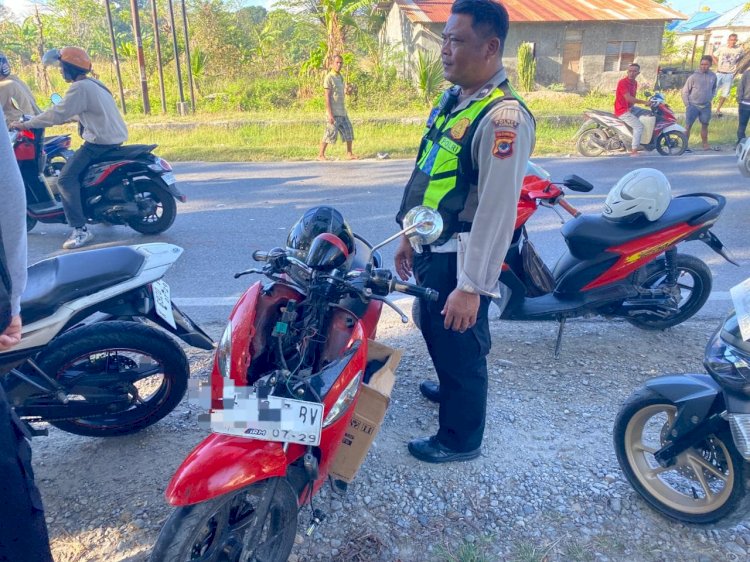 Gerak Cepat Lantas dan Sidokkes Polres Kupang Selamatkan Petani Korban Kecelakaan di Oebelo