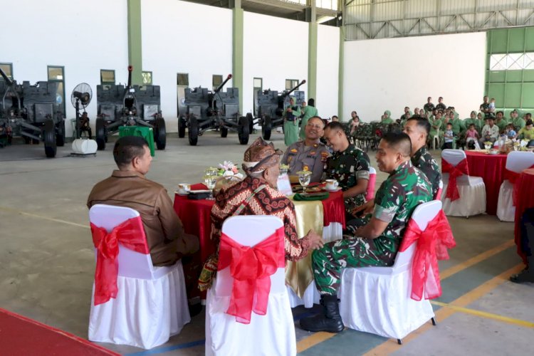 Yonarhanud 9/AWJ Gelar Acara Lepas Sambut Komandan Batalyon