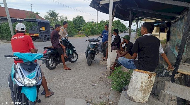 Kapolsek Kupang Timur Gandeng Tukang Ojek Oesao Jaga Kamtibmas, Ajak Aktif Laporkan Gangguan Keamanan