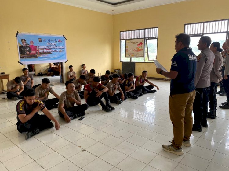 Jaga Kesehatan Mental Personel, 21 Anggota Dalmas Polres Kupang Ikuti Terapi USEFT
