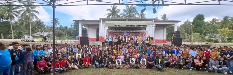 Polsek Amarasi Amankan Pembukaan Kongres Remaja Region Southeast 1 Compassion Indonesia di Nekmese