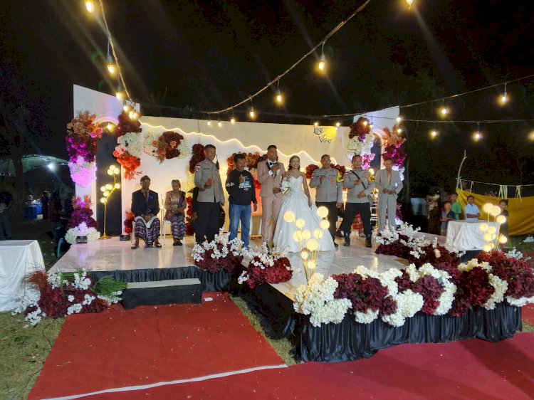 Polsek Kupang Timur Gelar Patroli dan Monitoring Pesta, Jaga Kamtibmas Tetap Kondusif hingga Tengah Malam