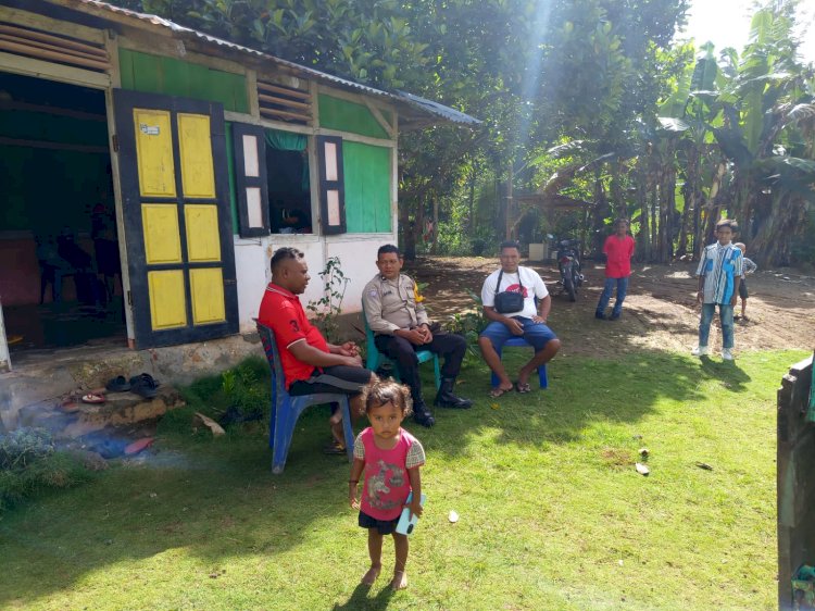 Cegah Judi Online, Bhabinkamtibmas Fatuleu Intensifkan Sambang dan Edukasi Warga