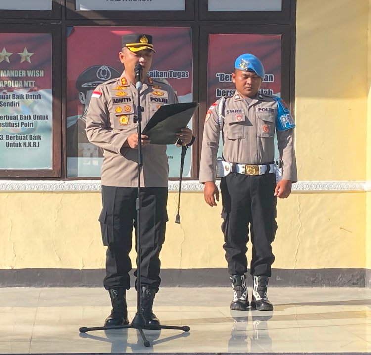 Kapolres Kupang Tegaskan Komitmen Polri Hadir untuk Masyarakat, Empat Pilar Tugas Jadi Pedoman Personel