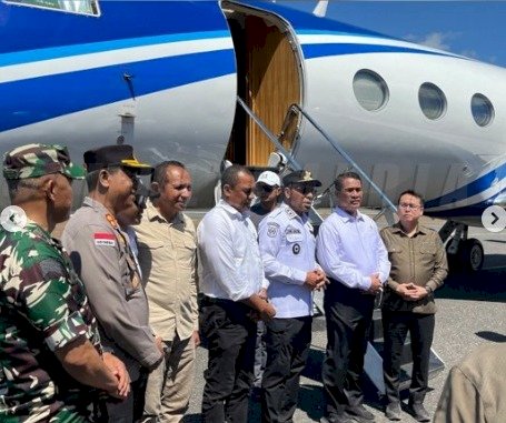 Kapolres Alor Pimpin Pengamanan Kunker Menteri Pertanian, Pastikan Seluruh Rangkaian Kegiatan Berjalan Aman