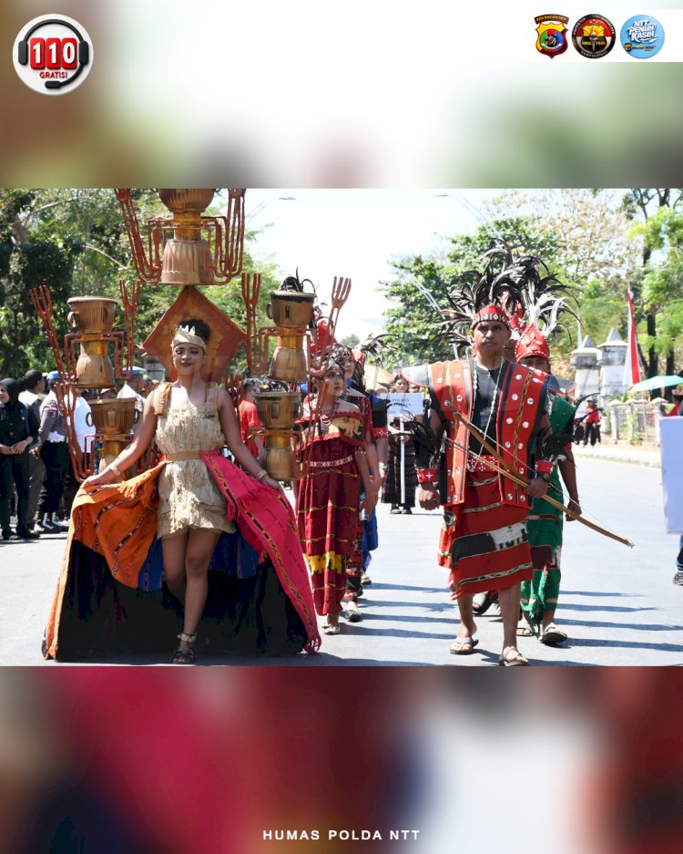 Kapolda NTT Hadiri Pawai Pembangunan dan Karnaval Budaya 2026, Momentum Perkuat Persatuan