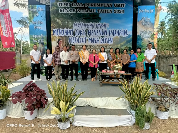 Polres Kupang Hadir di Temu Raya Perempuan GMIT Sulamu, Perkuat Edukasi Perlindungan Perempuan dan Anak