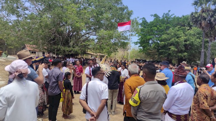Polsek Semau Amankan Festival Budaya Tingkat SD dan SMP di Pulau Semau