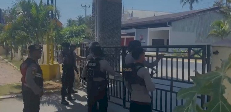 Alarm Steling Berbunyi, Personel Polres Kupang Bergerak Cepat Amankan Mako
