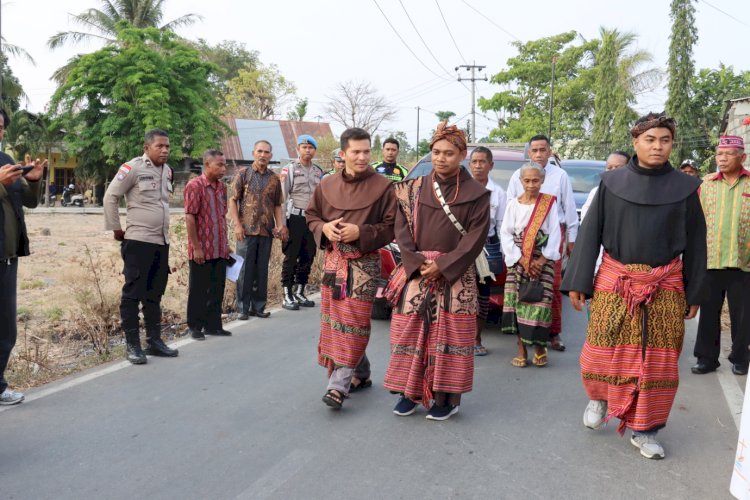 Polres Kupang Amankan Misa Syukur Imam Baru, Kegiatan Berlangsung Khidmat