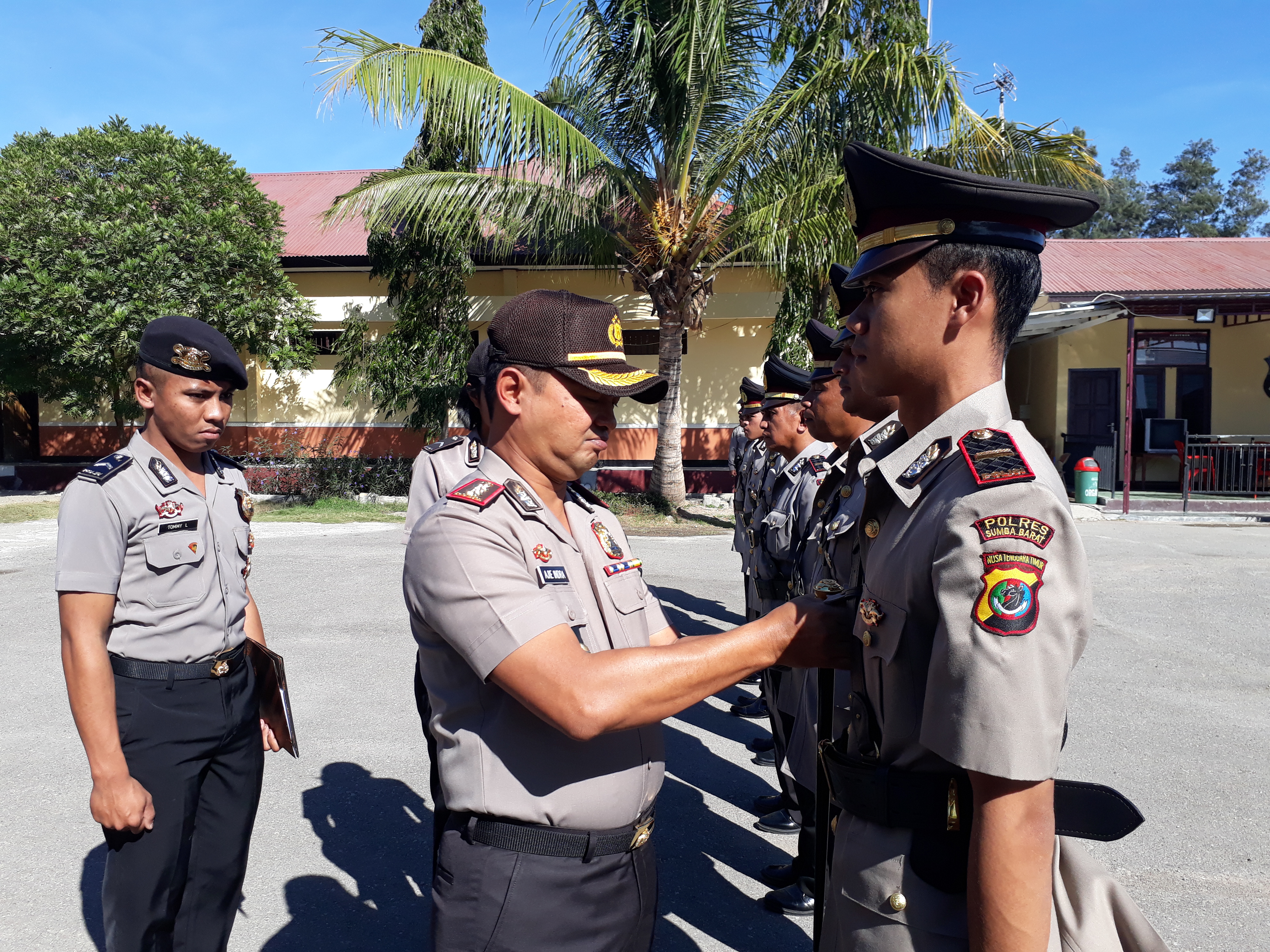 Kapolres kupang lantik pejabat dilingkup polres kupang