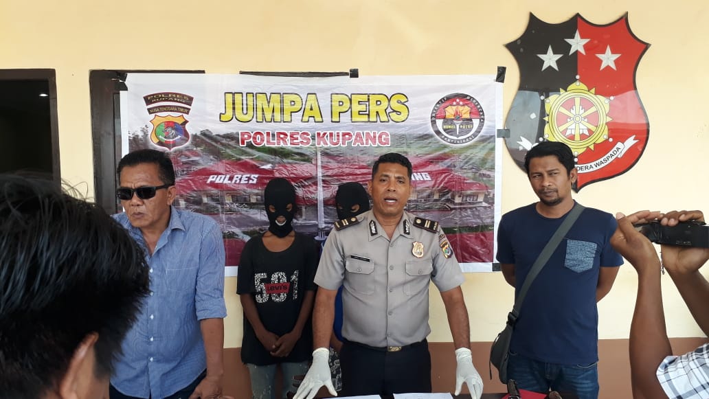 Polres kupang berhasil menangkap pelaku pembunuhan sadis