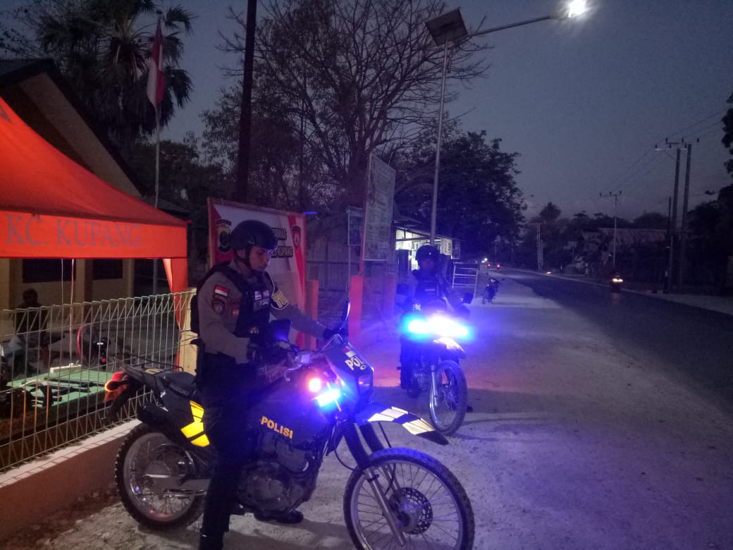 Satuan sabhara polres kupang gelar safari kamtibmas di desa tuapukan