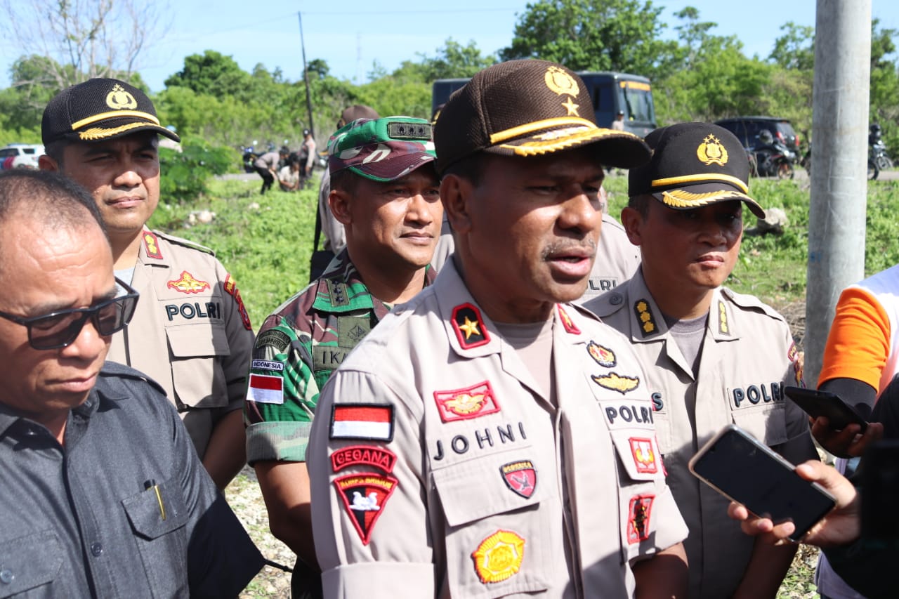 Kapolres Kupang hadiri peletakan batu pertama industri galangan kapal nusantara