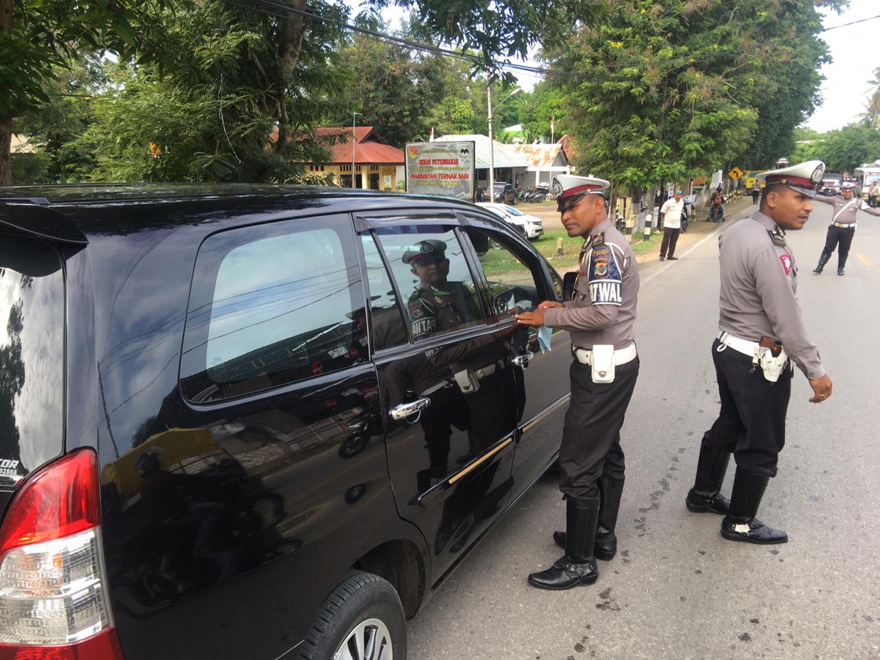 Sat Lantas Polres Kupang gelar operasi gabungan bersama Dispenda