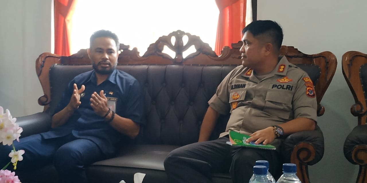 Kapolres Kupang, kunjungi Ketua Pengadilan Negeri Oelamasi
