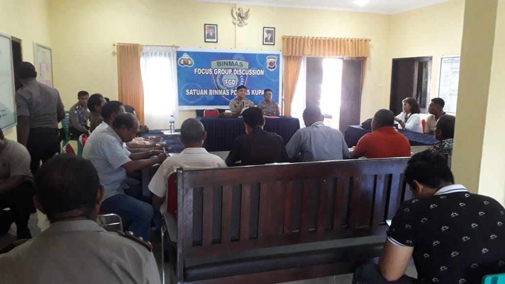 Sat Binmas Polres Kupang,bentuk kelompok sadar kamtibmas (pokdar)